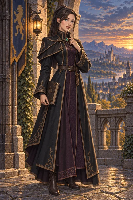 Kinziey · Robe mit Hexenmeister-Anmutung