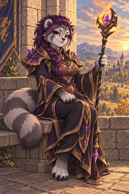 Was wäre, wenn …? Ayri als Pandaren · Alternative Darstellung