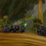 Zuschauer bei einem Schaukampf