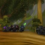 Zuschauer bei einem Schaukampf