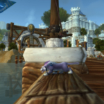 Die schaut aber gierig auf den Haifisch